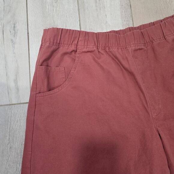 Women's Mid-Rise Barrel Leg Pull-On Pants - Universal Thread Size XL - Picture 7 of 9